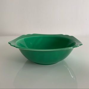 Riviera Homer Laughlin Medium 8.25” Nappy Serving Bowl. Reg Green VHTF! MINT!